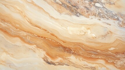 Obraz premium Beige Marble with Onyx Horizontal Background. Abstract stone texture backdrop. Bright natural material Surface. AI Generated Photorealistic Illustration.