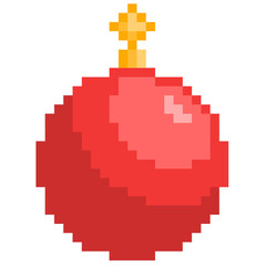 Pixel Christmas ball