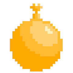 Fototapeta premium Pixel Christmas ball