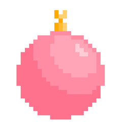Pixel Christmas ball