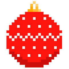 Pixel Christmas ball