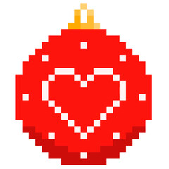 Pixel Christmas ball