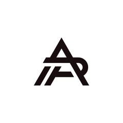 AP Letter Modern Monogram Logo Design