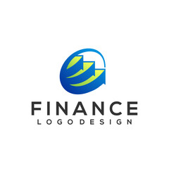 Investment logo with capital letter O, finance logo, financial investment logo, business logo
