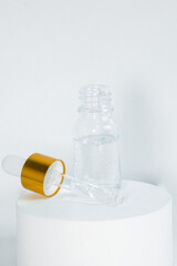 Skincare Cosmetic tube bottle mockup cream and serum