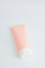 Skincare Cosmetic tube bottle mockup cream and serum