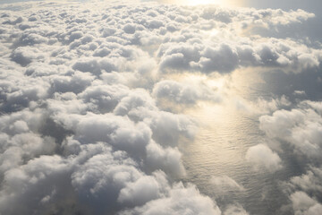 Clouds taken from an airplane.
