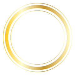golden simple circle