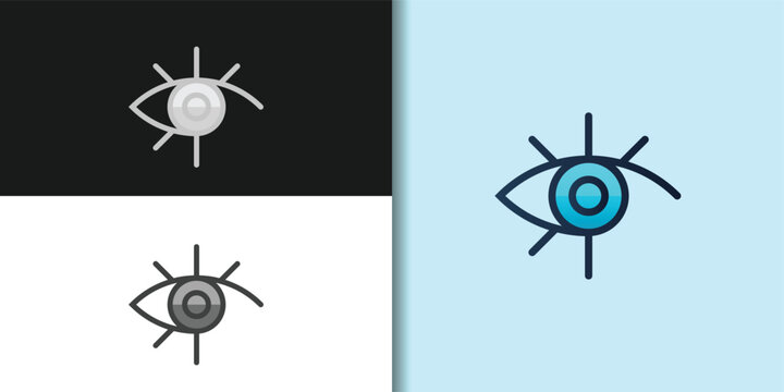 eye logo set