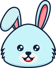 Cute Bunny Rabbit head
