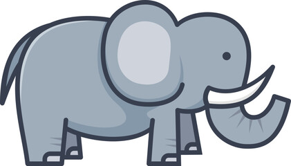 elephant cartoon illustration