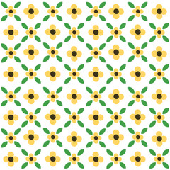 seamless pattern with flowers