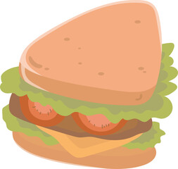 Sandwich illustration