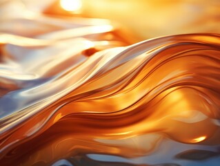 A close up view of a shiny surface. Generative AI.