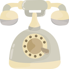 Analog phone illustration