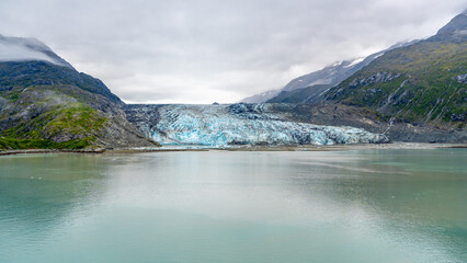 Naklejka na ściany i meble Lamplugh Glacier (Glacier Bay National Park, Alaska)