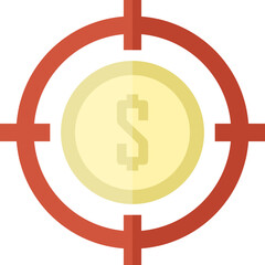 Money target icon