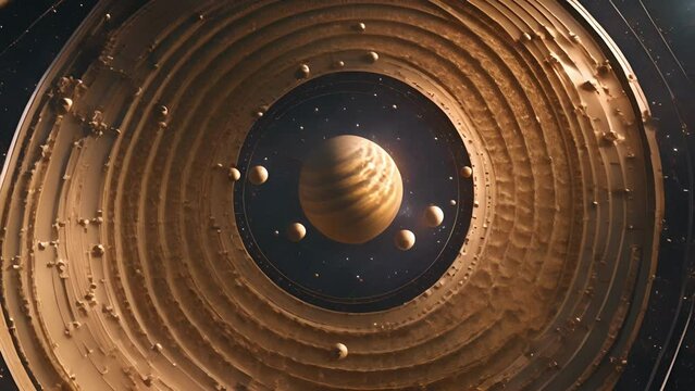 Planetary Puzzles Observe intricate puzzlelike patterns formed alignment planets they revolve around each other. Watch they align perfect symmetry, creating cosmic dance that both