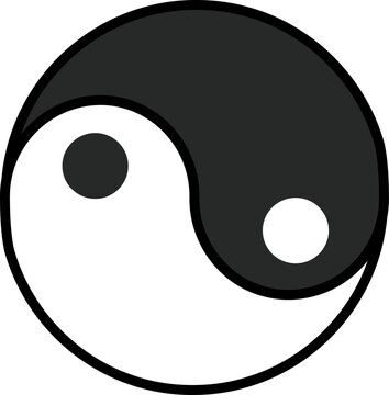 recommend clip art: Yin yang illustration
