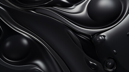 black texture background crude oil, abstract smooth dark liquid energy fossil fuel