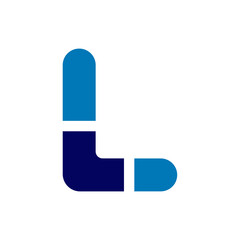 Monogram L design vector logo. Monogram initial letter mark L logo design. Monogram design vector logo. Monogram initial letter mark L logo design. Simple L monogram