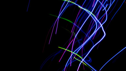 lightpainting gemälde bunte striche pinsel licht farbenfroh hell dunkel kontrast auf und ab...