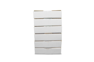 Cardboard boxes isolated on white background