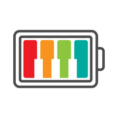 Battery icon logo
