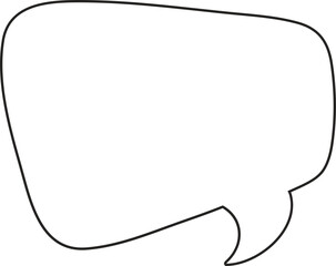 White Speech bubble, speech balloon,