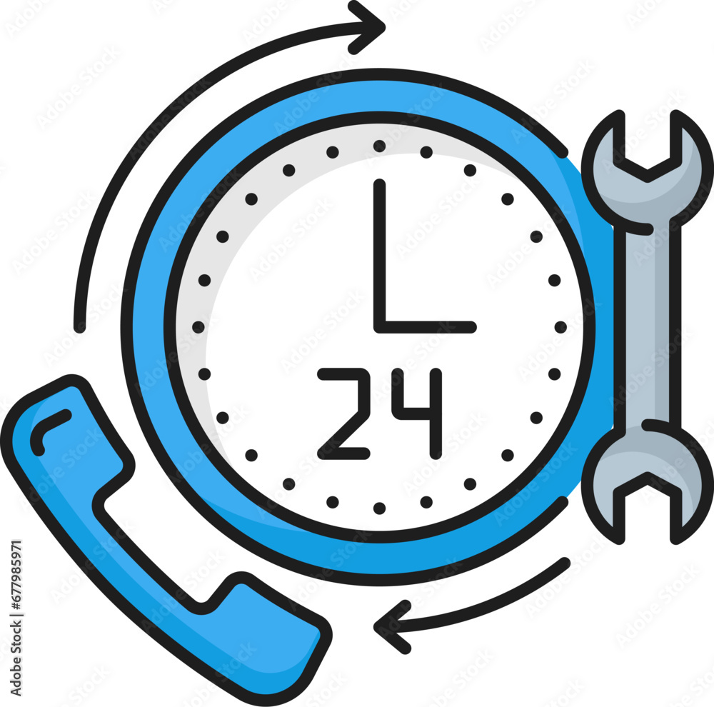 Aufkleber technical support, cdn content delivery network icon, line vector. customer service help or call cen