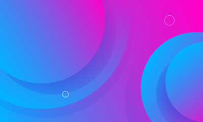 Abstract colorful background with circles. Vector illustration