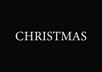 Christmas stylish text design illustration