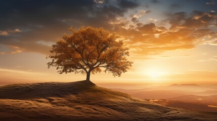 Fototapeta na wymiar outdoor sun tree scenic stunning illustration travel view, background summer, light forest outdoor sun tree scenic stunning