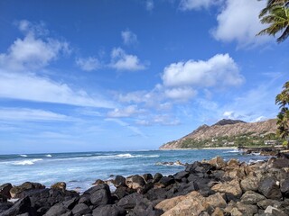 Fototapeta na wymiar East Oahu Oceanside Landscape