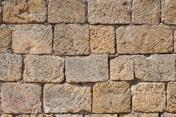 sandstone bricks wall