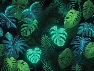 Fototapeta premium Phosphorescent plants