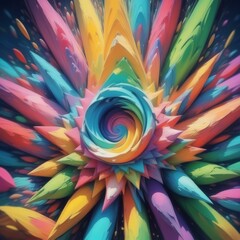 3 d rendering abstract creative background abstract background with colourful pattern