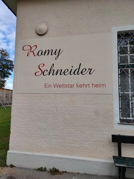 Schonau am Konigssee, Germany - October 22, 2023: Museum of Romy Schneider at coast of Konigssee