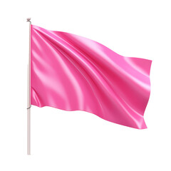 pink flag isolated on transparent background,transparency 