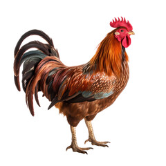 rooster isolated on transparent background,transparency 