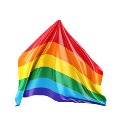 rainbow flag,pride mont isolated on transparent background,transparency 