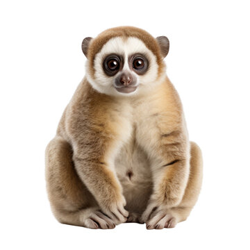 Slow Loris isolated on transparent background,transparency 
