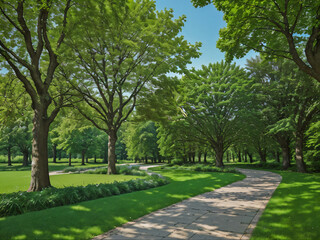 Fototapeta premium path in park