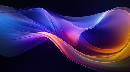 blue and purple abstract wave background 