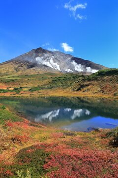 Taisetsu Zan Asahi Dake in autumn , Japan,Hokkaido,Kamikawa-gun,Higashikawa, Hokkaido September 2016