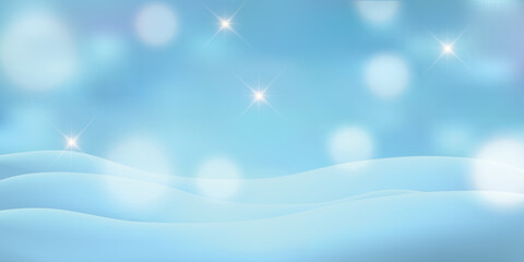 クリスマス　雪　風景　冬　背景