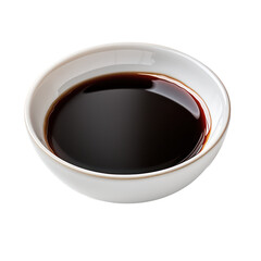 Soy Sauce Dish,Bowl of soy sauce isolated on transparent background,transparency 