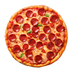 pepperoni isolated on transparent background,transparency 