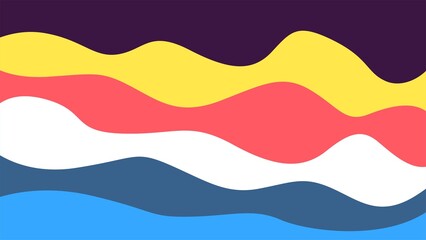 Fototapeta premium Colorful template banner with nice colors