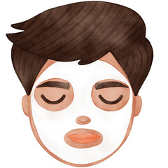 Man Face, Facial Mask, Self care